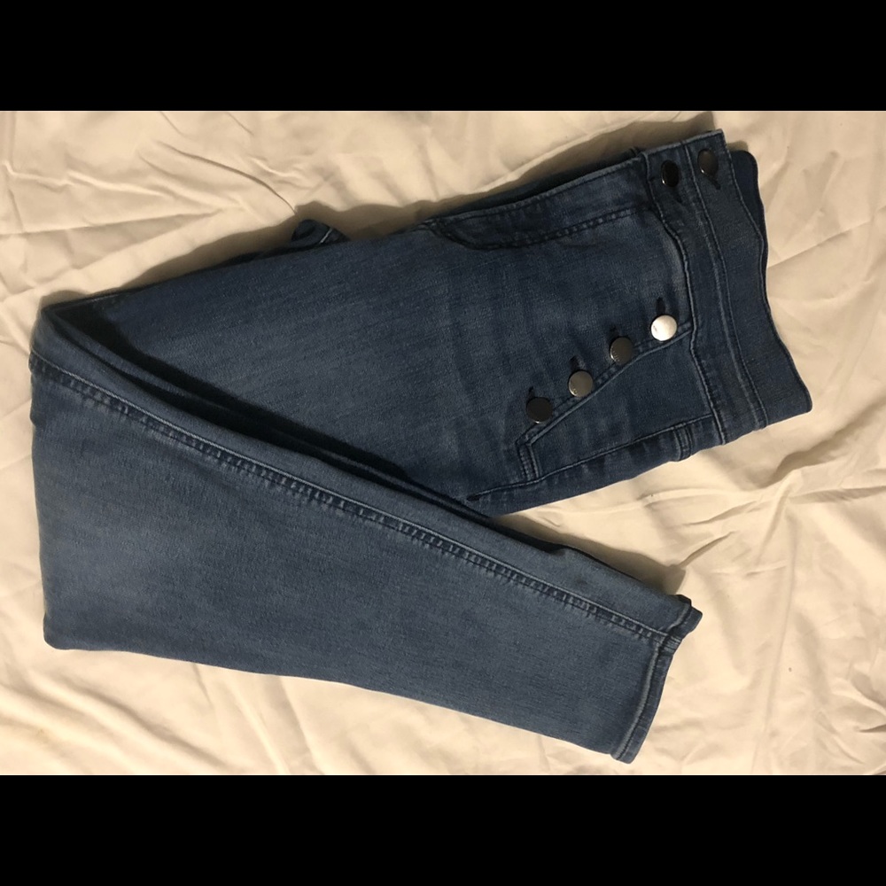 Express Super high rise ankle leggings